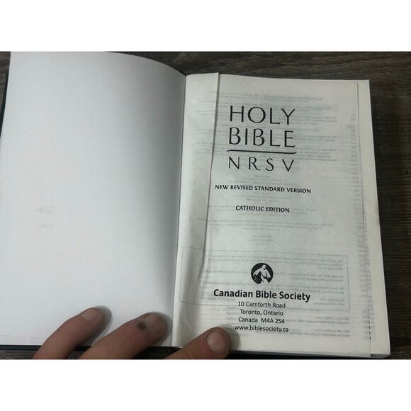 Holy Bible NRSV New Revised Standard Version by Bible Society Paperback 2015 - Picture 4 of 7